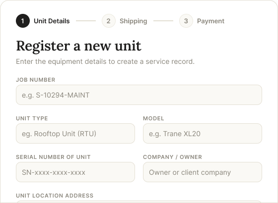 register unit screenshot register unit screenshot